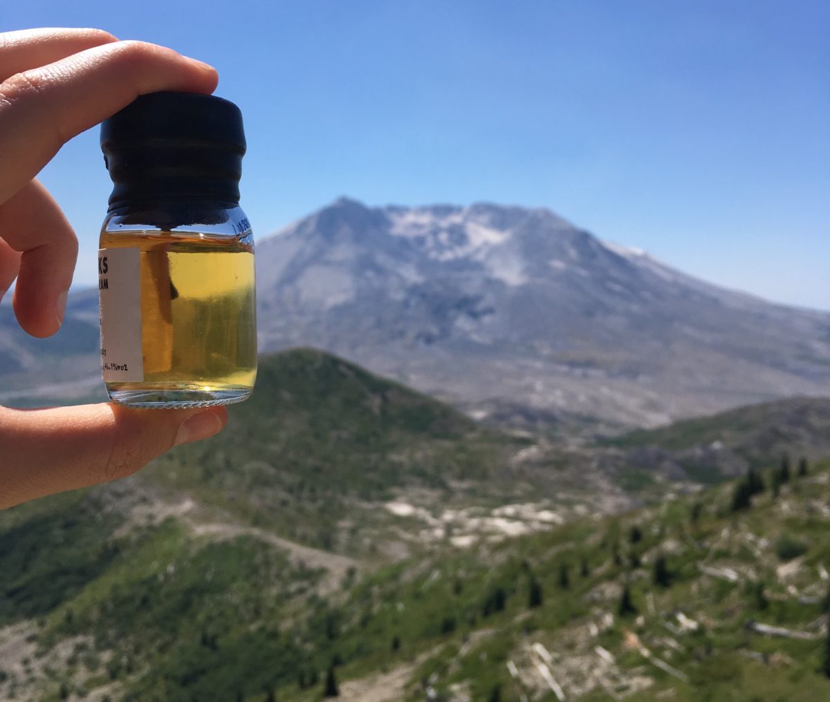 Whisky and Mt. St. Helens